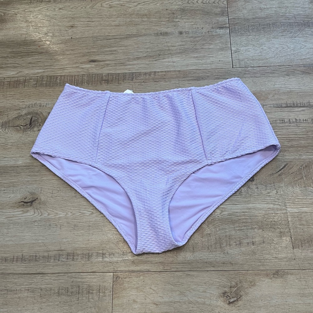 Aerie Jacquard High-Waist Bikini Bottoms